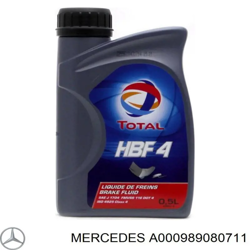 A000989080711 Mercedes Рідина гальмівна