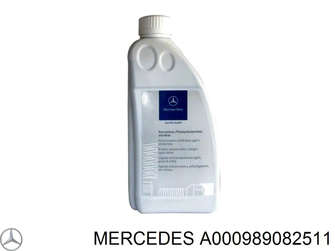 A000989082511 Mercedes Охолоджуюча рідина