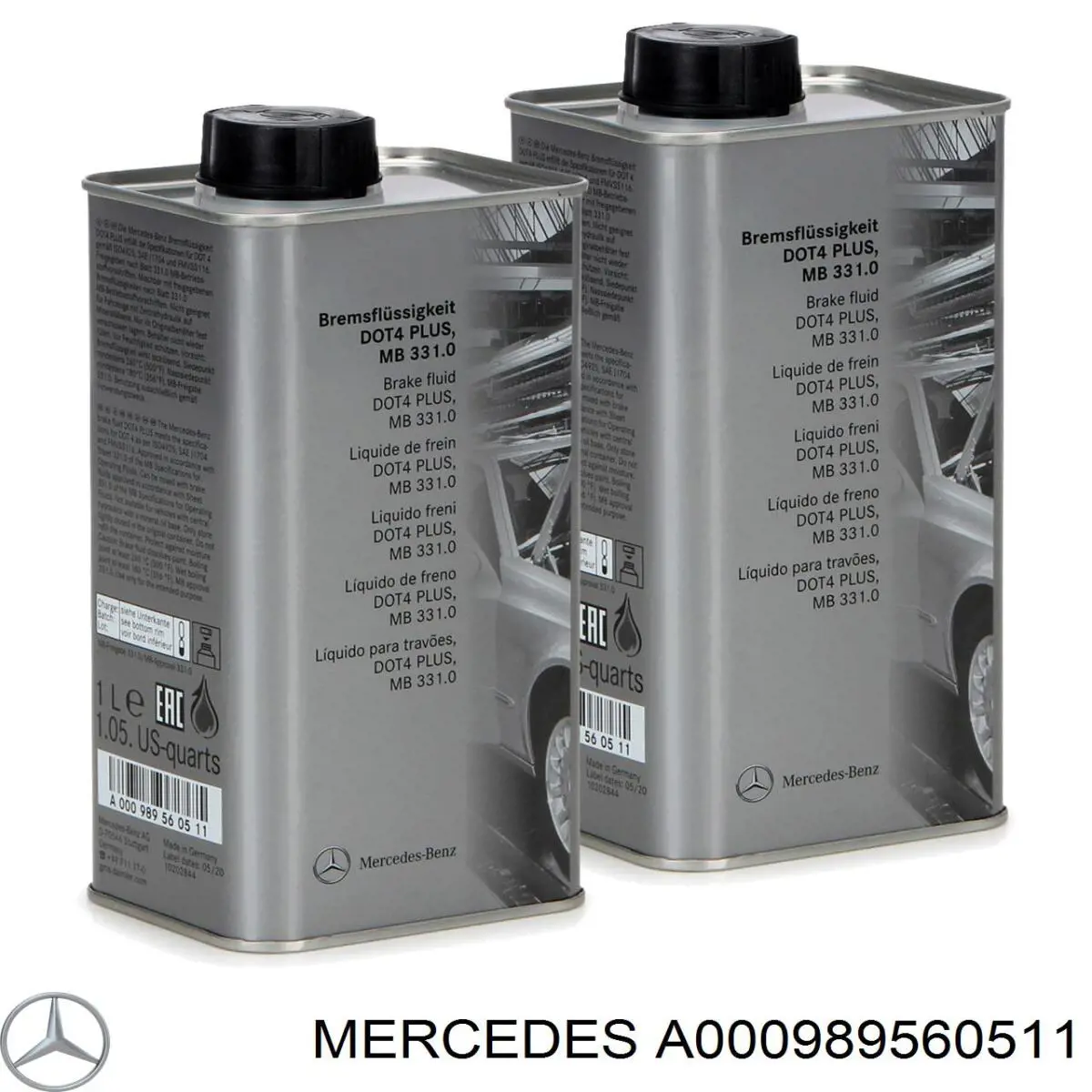 A000989560511 Mercedes Рідина гальмівна