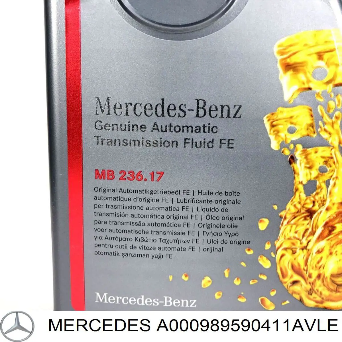 Масло трансмісії A000989590411AVLE Mercedes