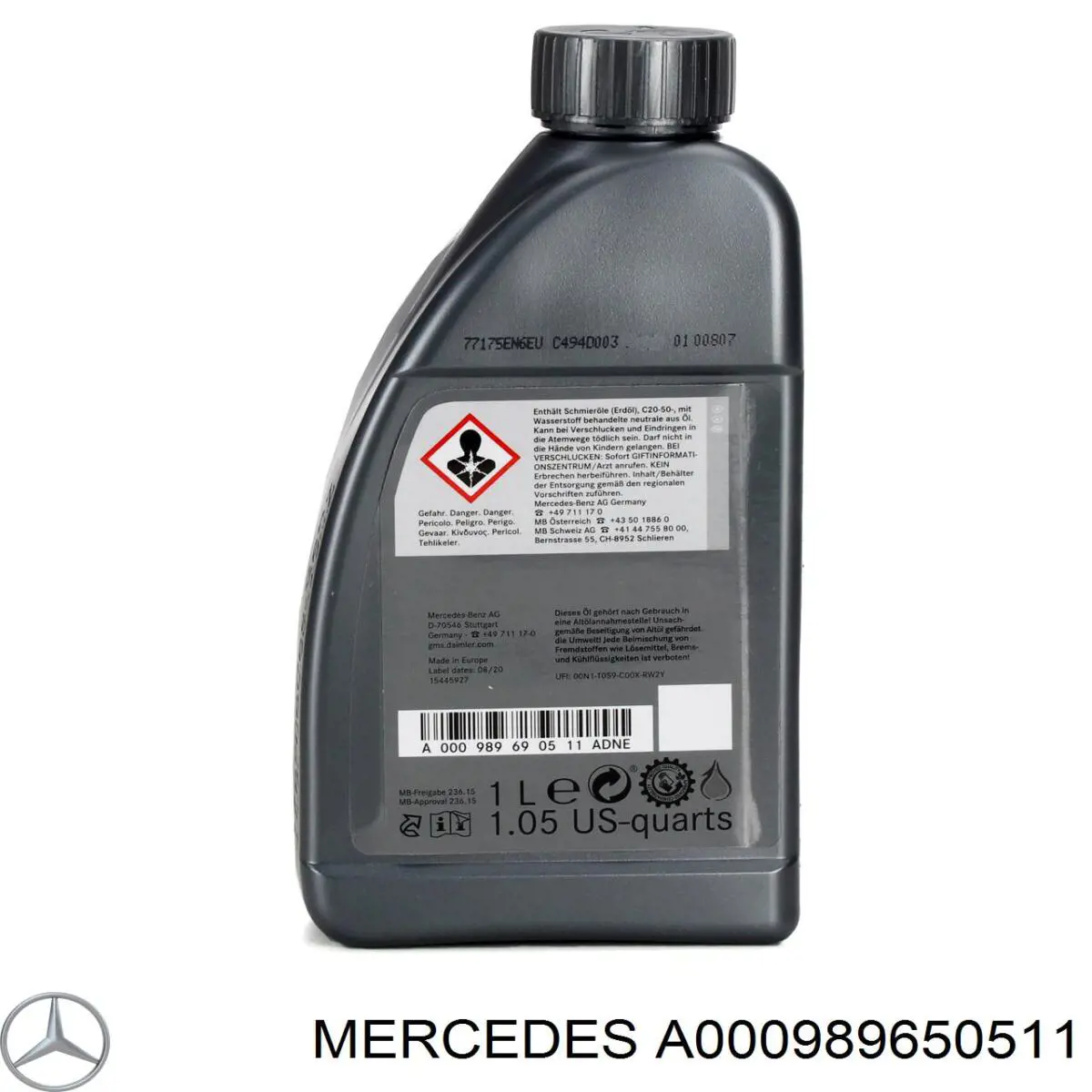 Купити A000989650511 Mercedes 