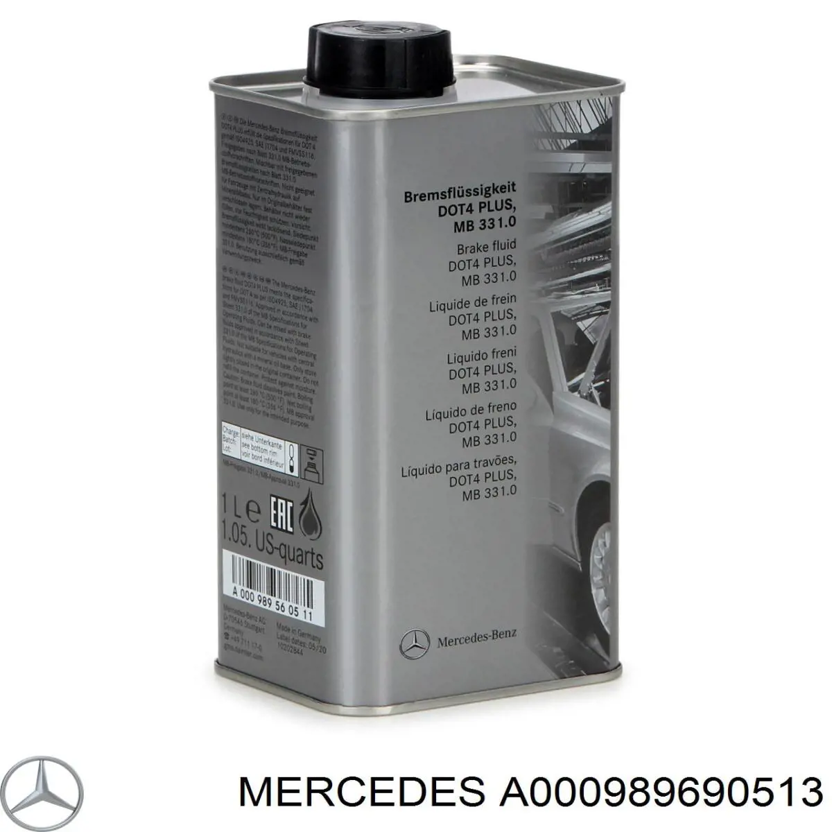 Масло коробки передач Mercedes A000989690513 ціна, від 66.47 USD