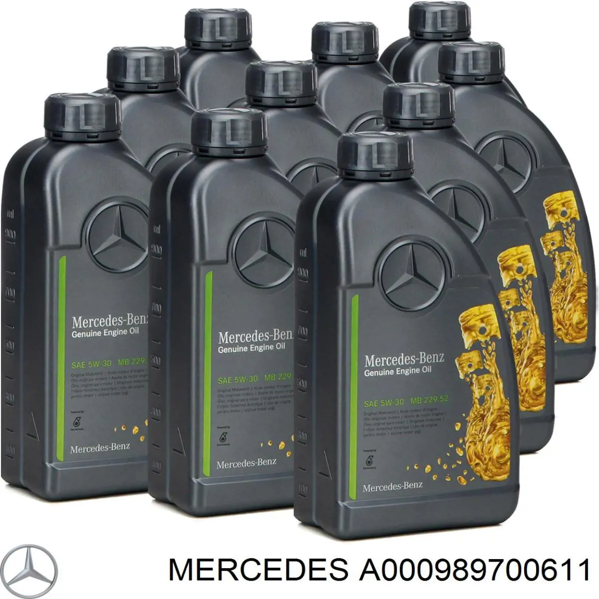 A000989700611 Mercedes Масло двигуна