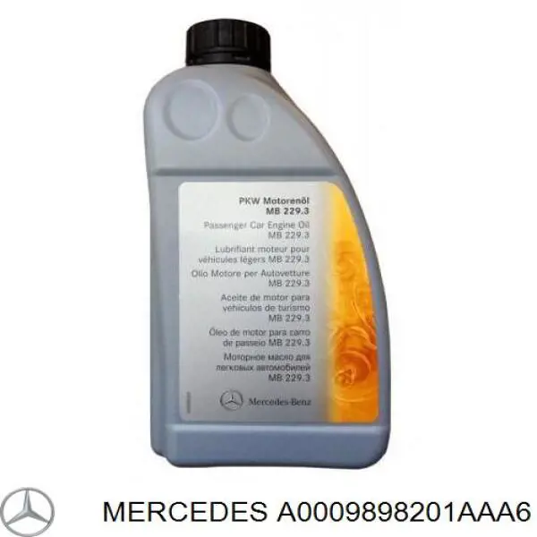Моторне масло A0009898201AAA6 Mercedes