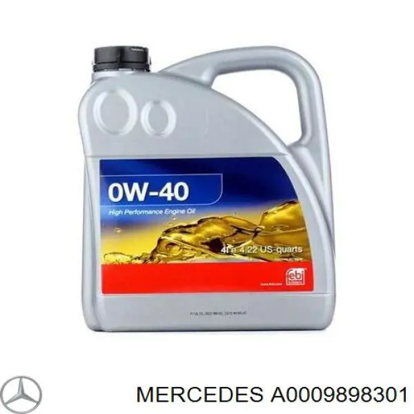 Моторне масло A0009898301 Mercedes