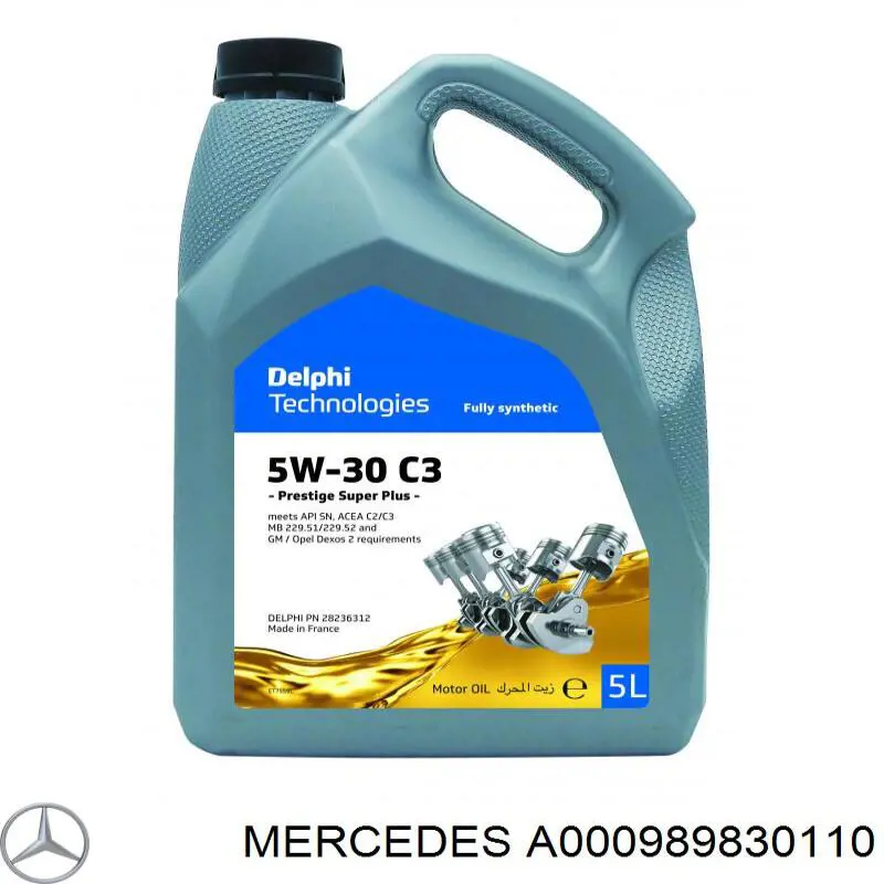 A000989830110 Mercedes Масло двигуна