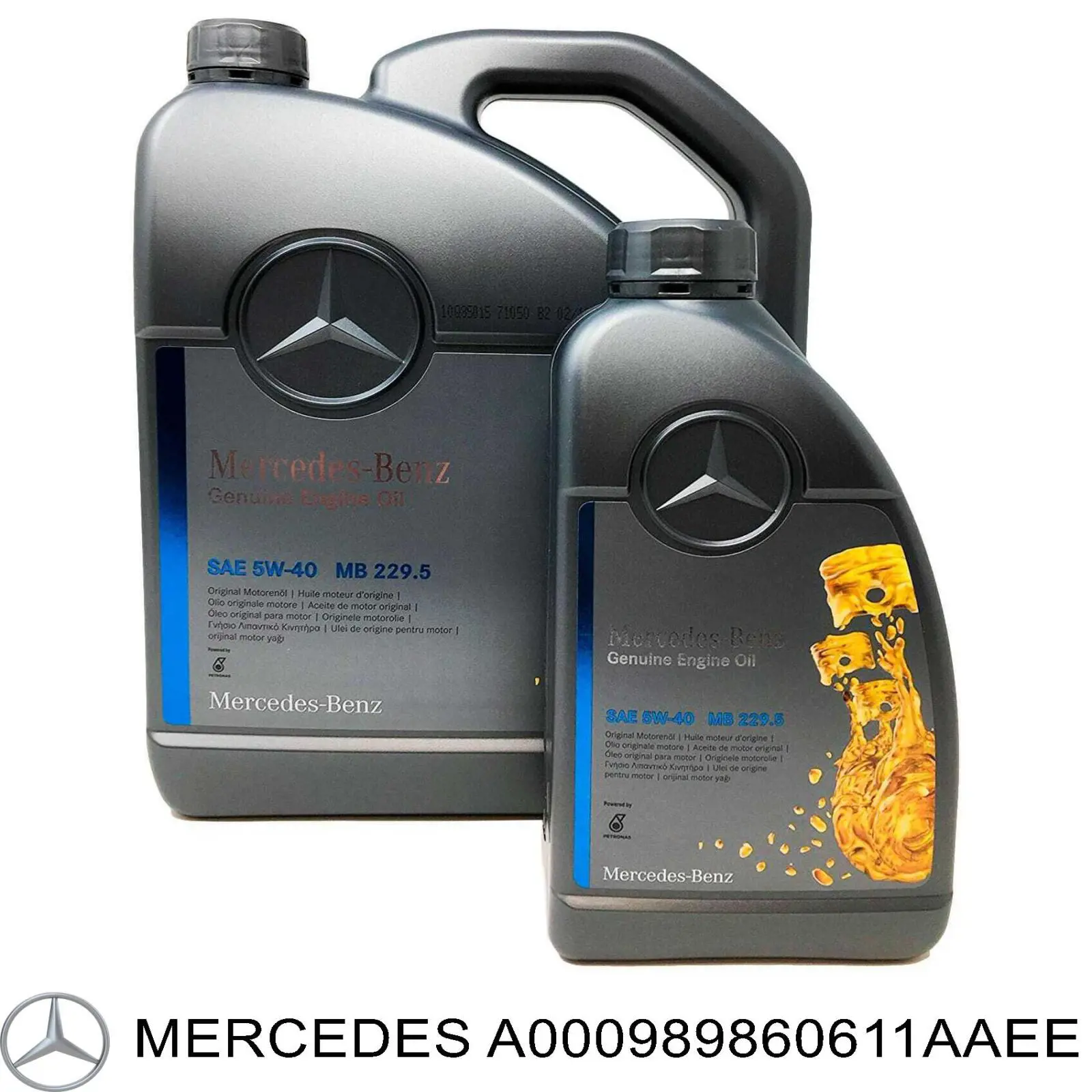 A000989860611AAEE Mercedes Масло двигуна