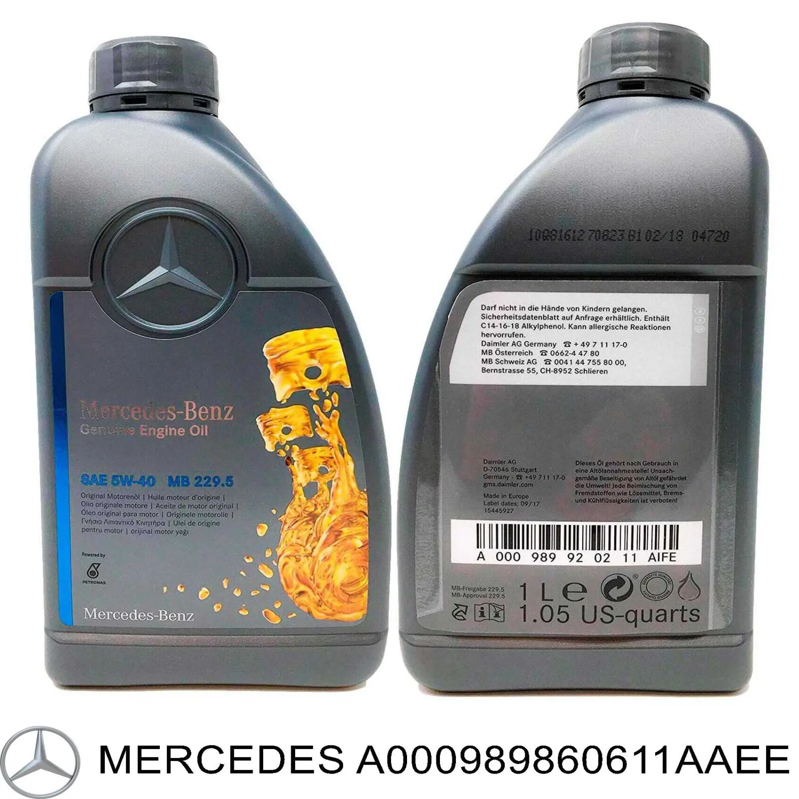Олива Mercedes A000989860611AAEE ціна, від 15.08 USD