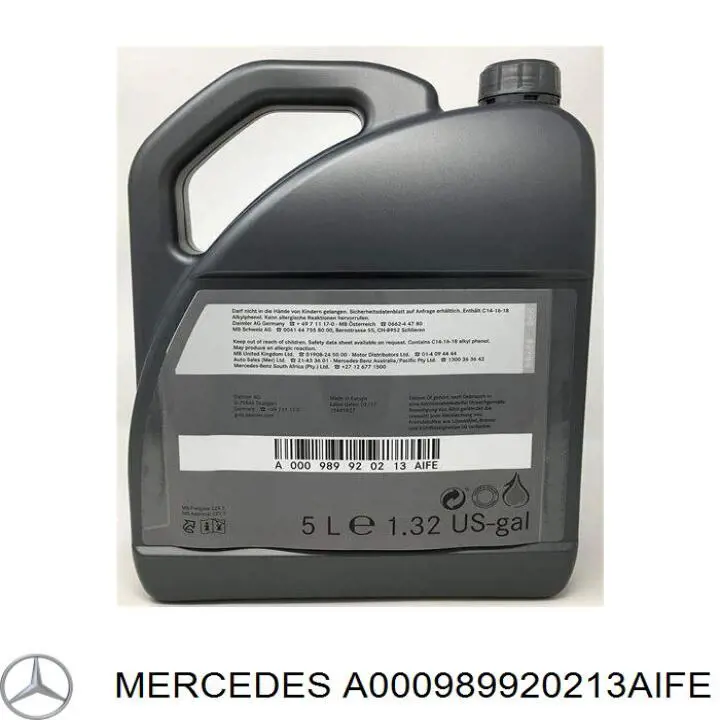 Олива Mercedes A000989920213AIFE ціна, від 54.25 USD