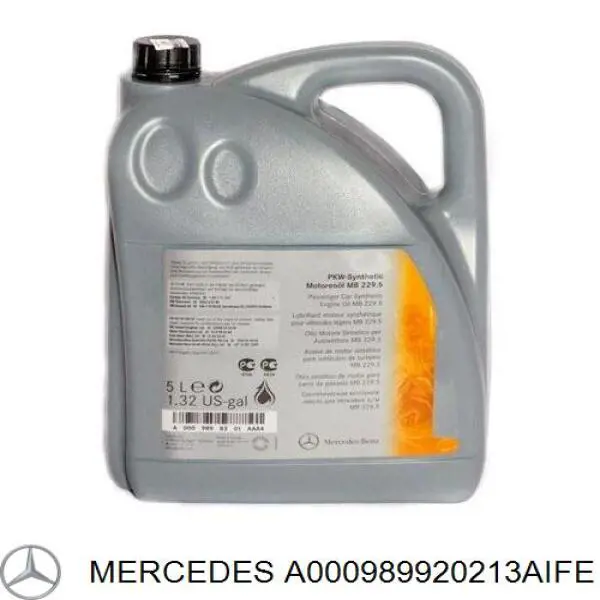 Моторне масло A000989920213AIFE Mercedes