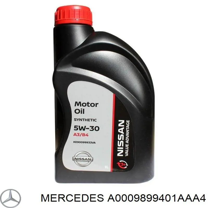 A0009899401AAA4 Mercedes Масло двигуна