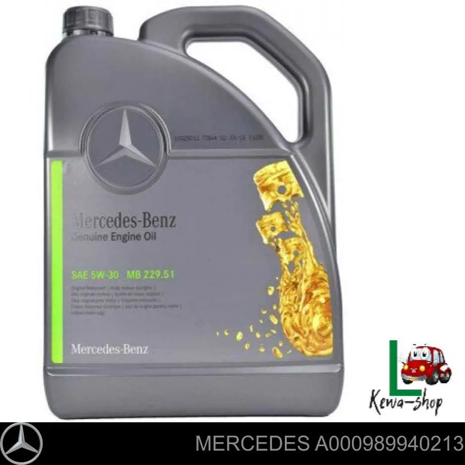 Моторне масло A000989940213 Mercedes