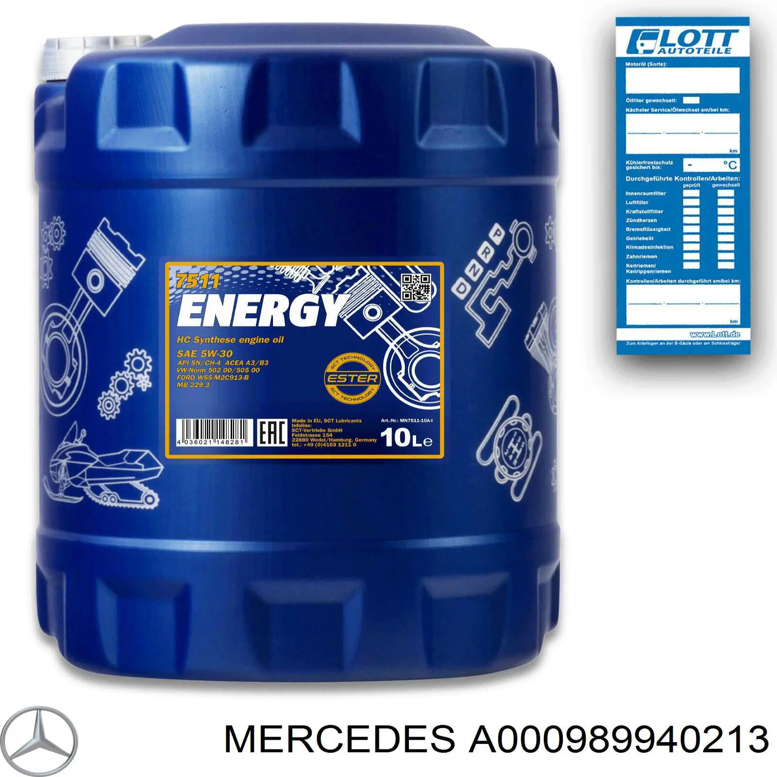 Купити A000989940213 Mercedes Масло