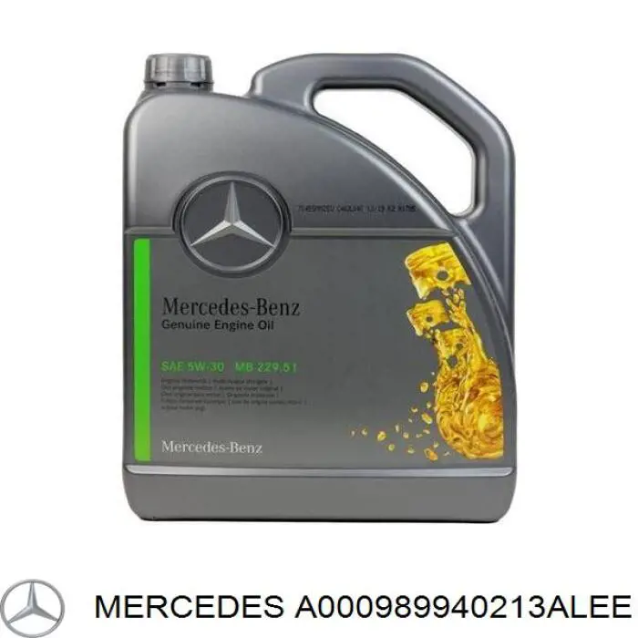 Моторне масло A000989940213ALEE Mercedes