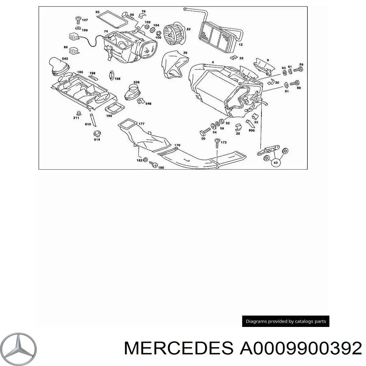 A0009902292 Mercedes 