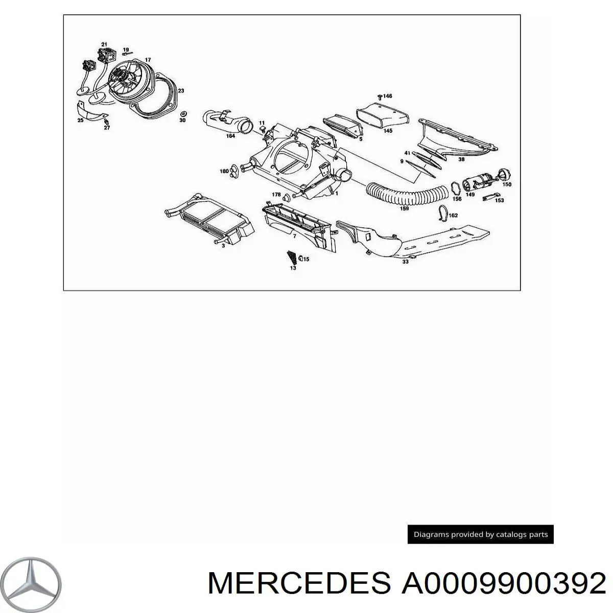  Mercedes A0009902292 ціна, від 0.71 USD
