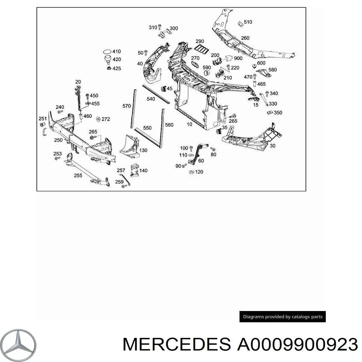 Купити A0009900923 Mercedes 