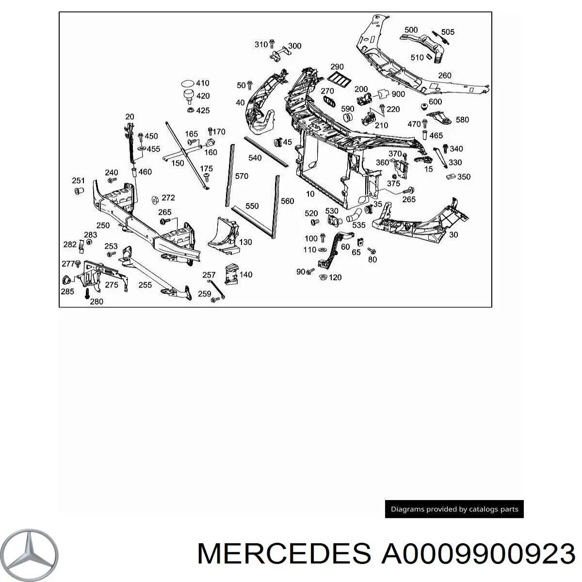  0009900923 Mercedes