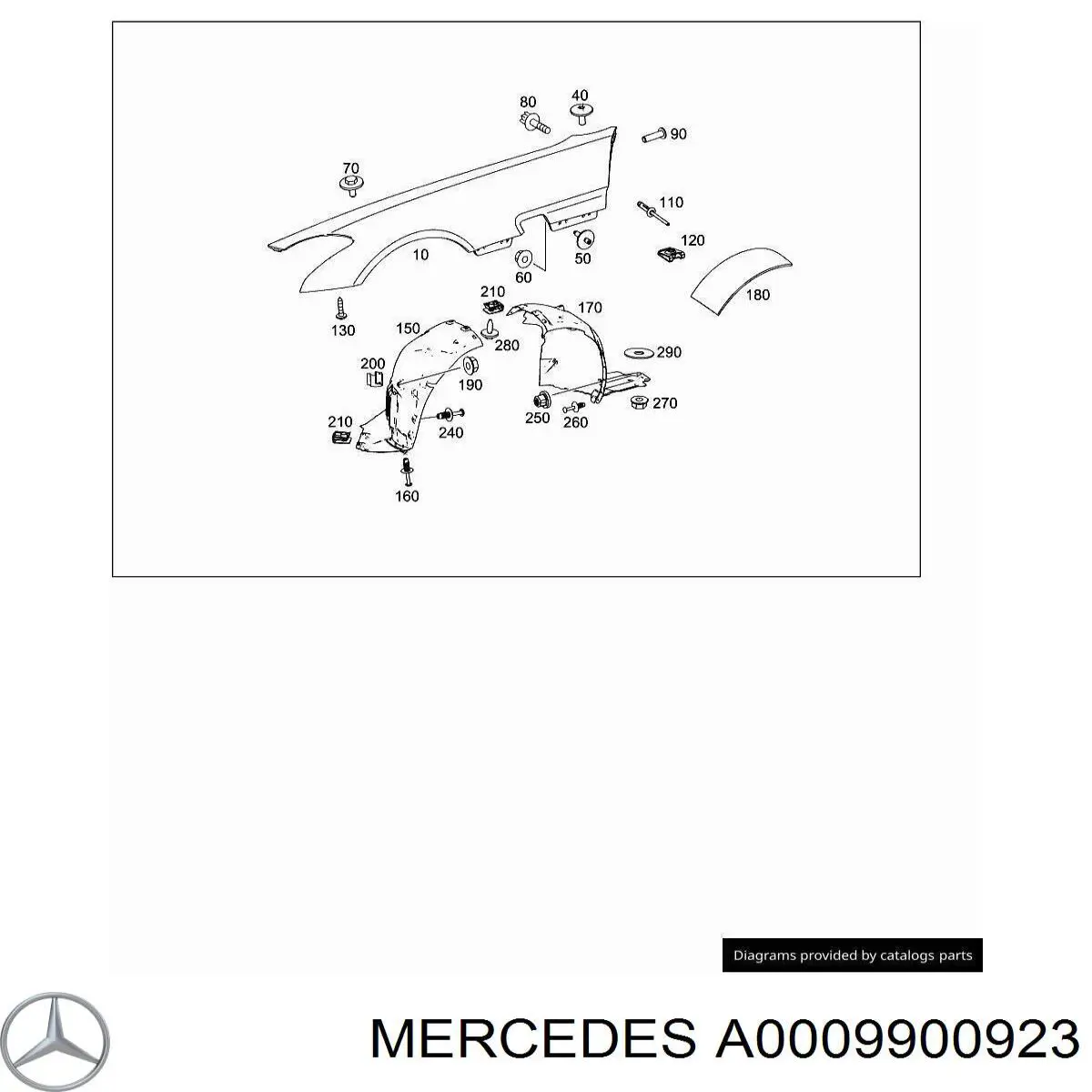  Mercedes A0009900923 ціна, від 15.43 USD