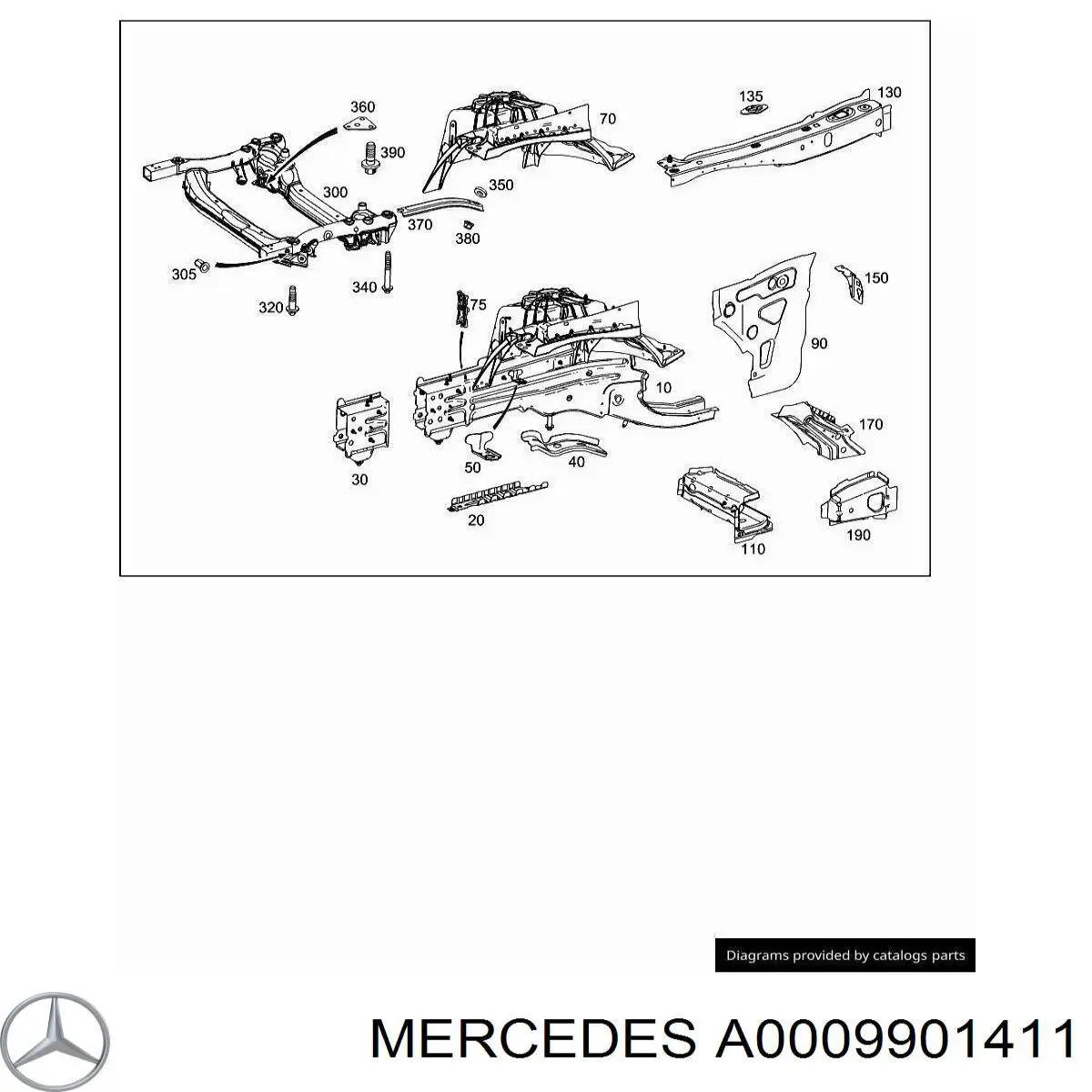  Mercedes A000990141164 ціна, від 6.29 USD