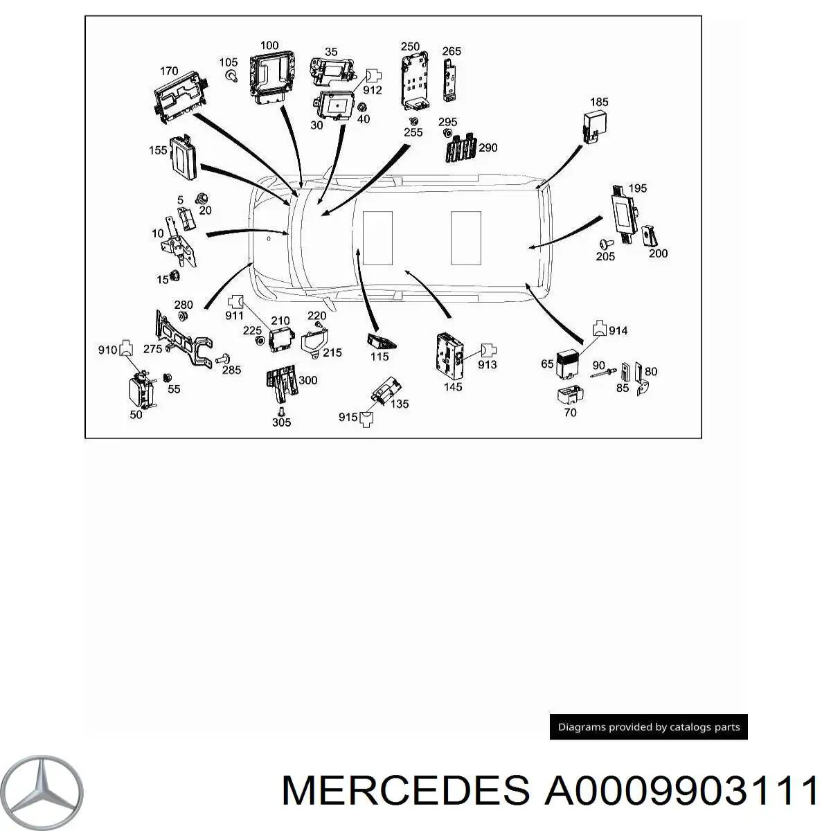  Mercedes N910106006004 ціна, від 2.32 USD