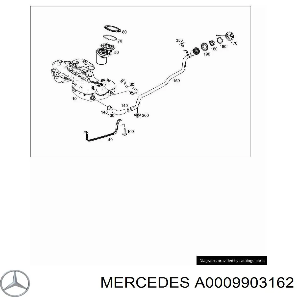  Mercedes A0009903162 ціна, від 1.02 USD