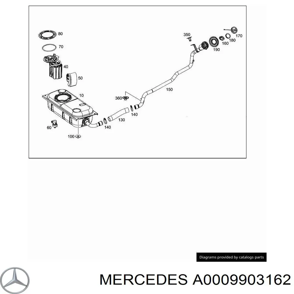 Купити A0009903162 Mercedes 