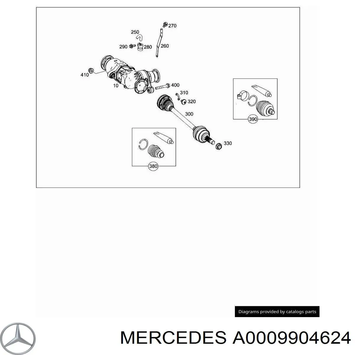 A0009904624 Mercedes 
