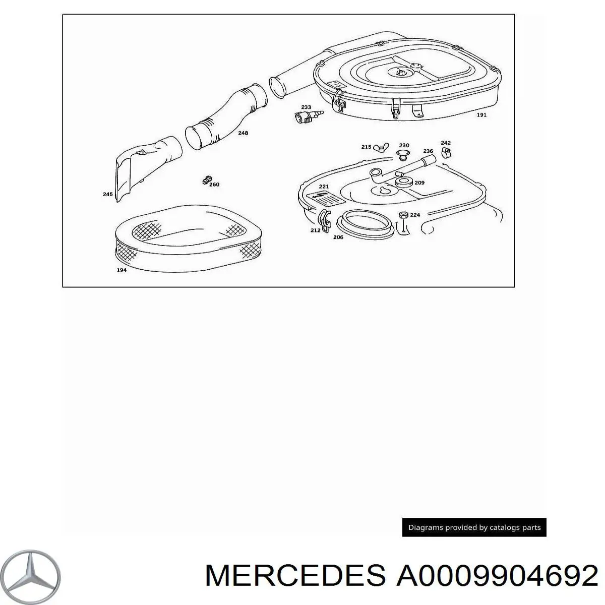  A0009904692 Mercedes