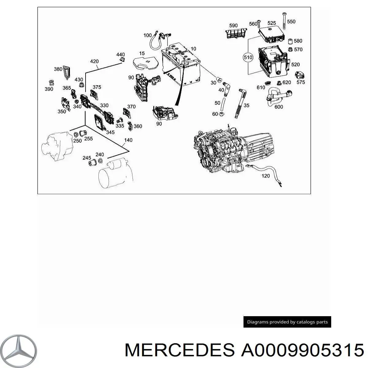  A0009905315 Mercedes