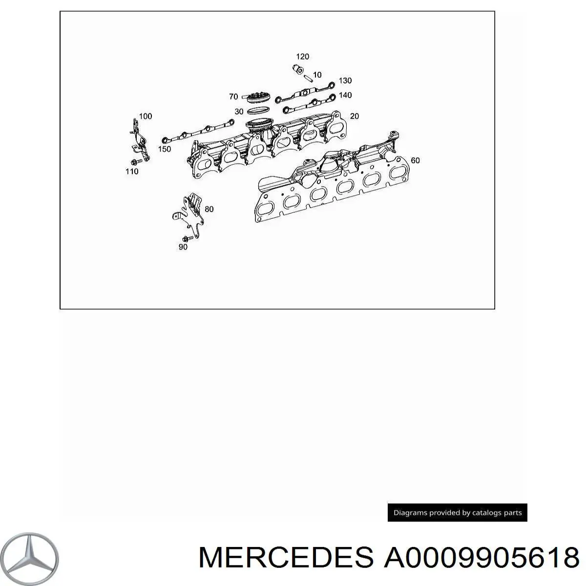 Гайка випускного колектора Mercedes A0009905618 ціна, від 4.21 USD