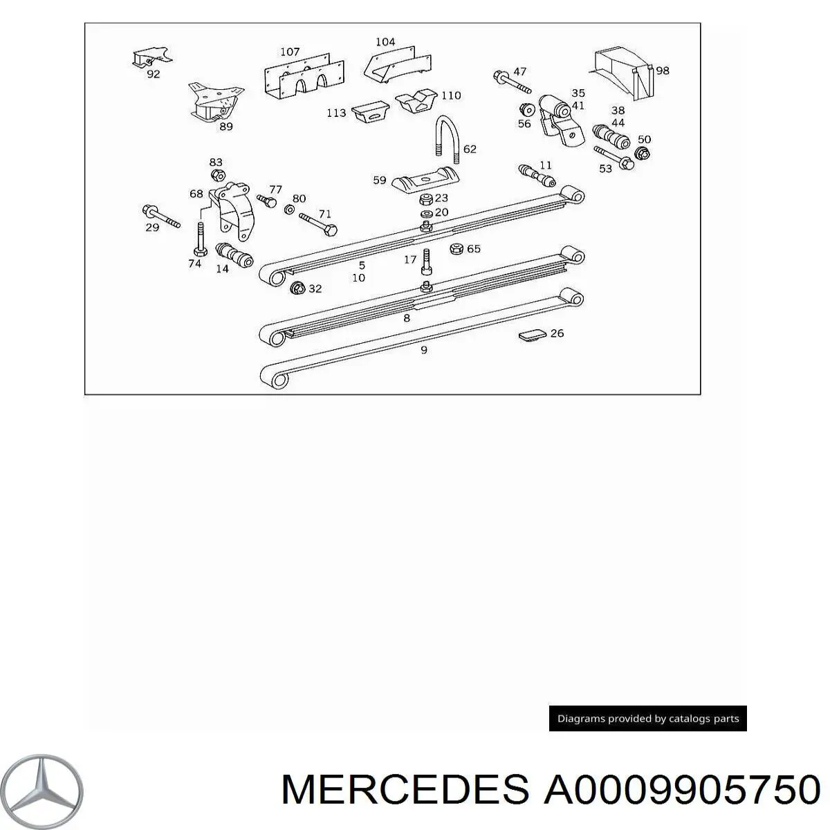 Гайка штока амортизатора переднього Mercedes N913023018002 ціна, від 0.58 USD
