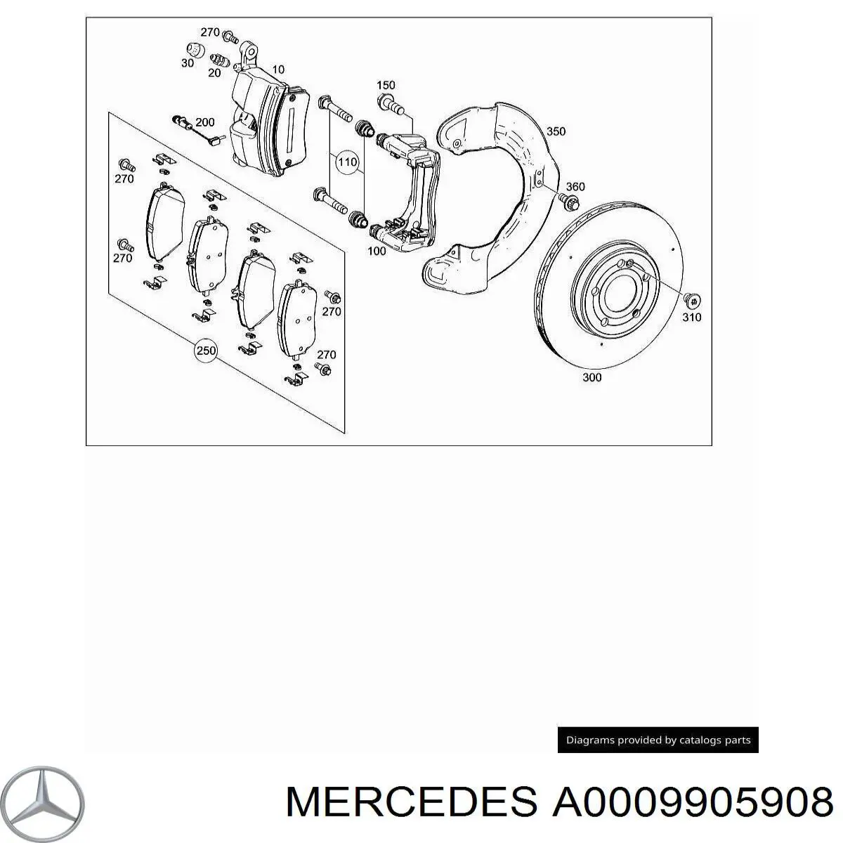 A0009905908 Mercedes 