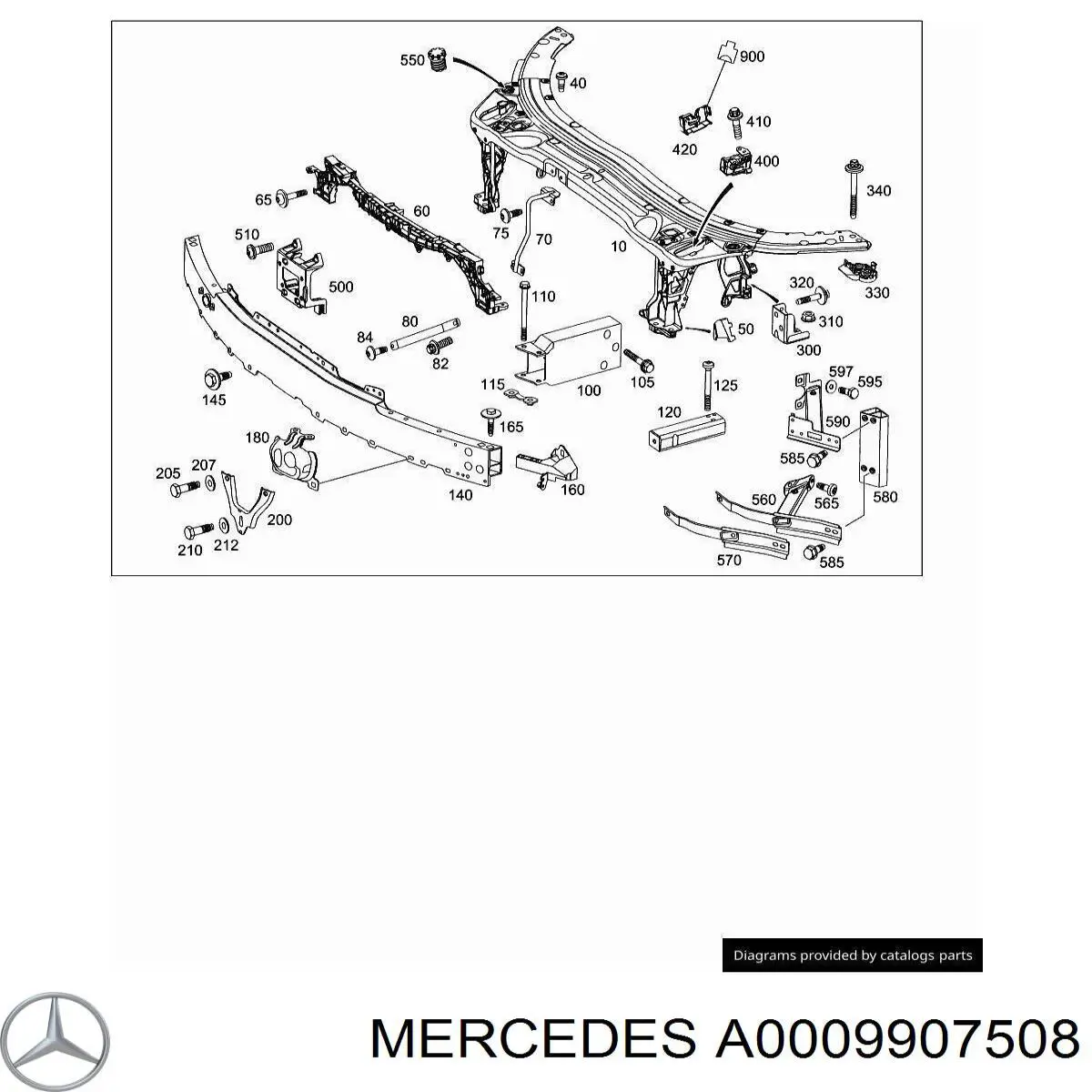  Mercedes A0009907508 ціна, від 145.26 USD