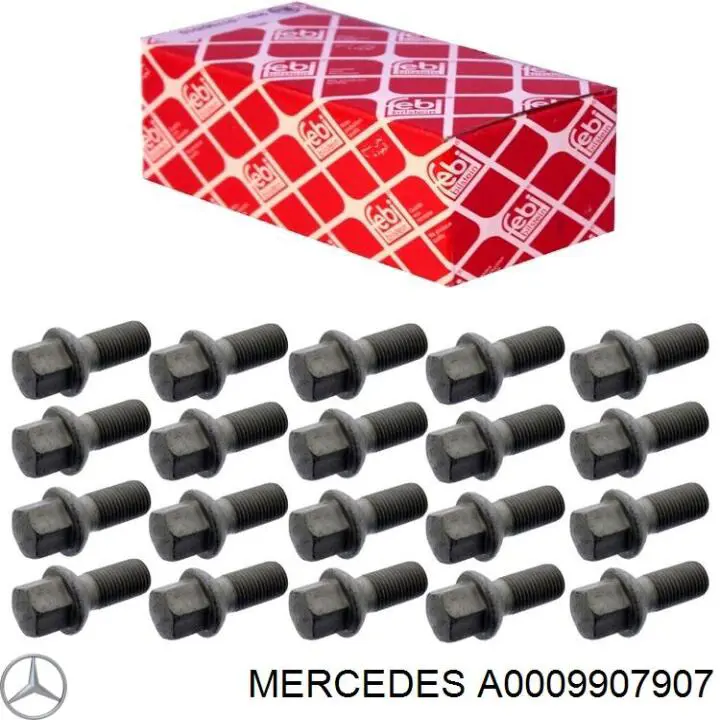 Купити A0009907907 Mercedes Колісний болт
