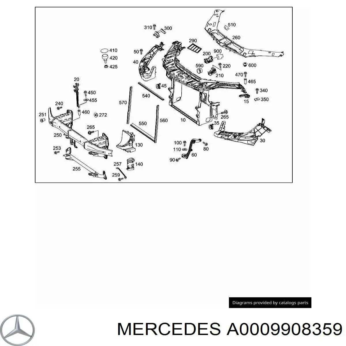  Mercedes A0009908359 ціна, від 14.76 USD