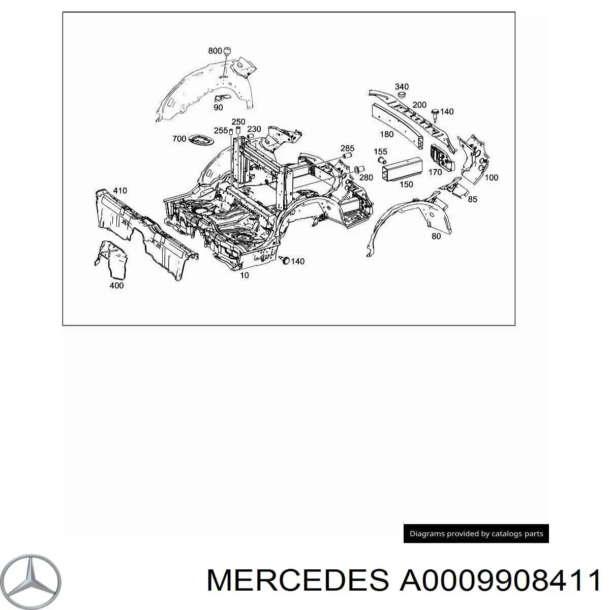  A0009908411 Mercedes