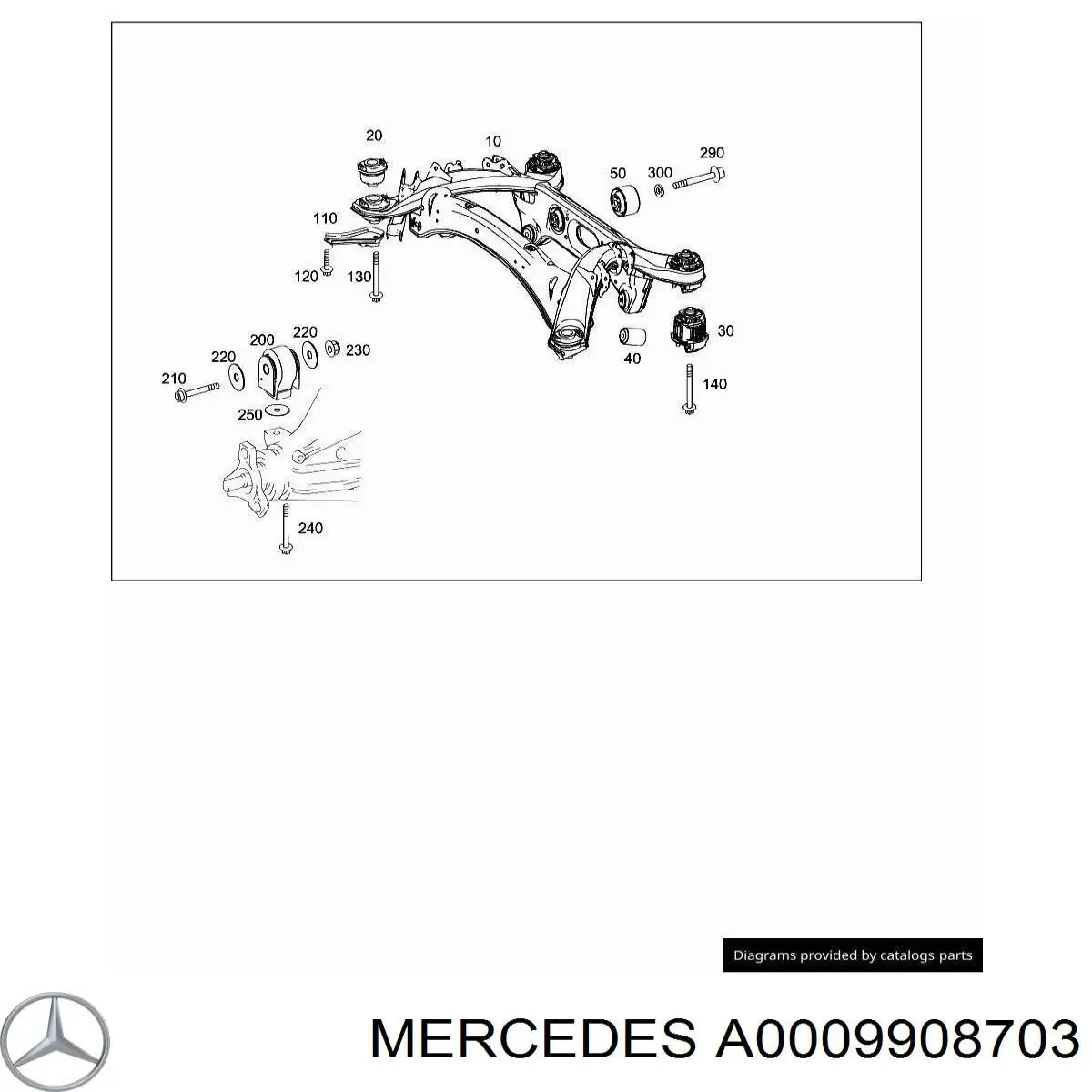 A0009908703 Mercedes 