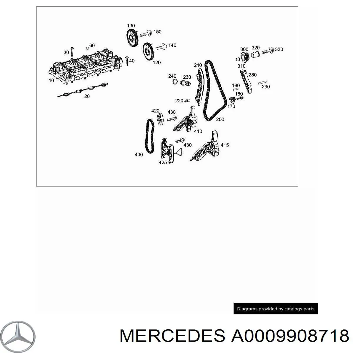 Болт ліжка розподвалу Mercedes A0009908718 ціна, від 3.14 USD