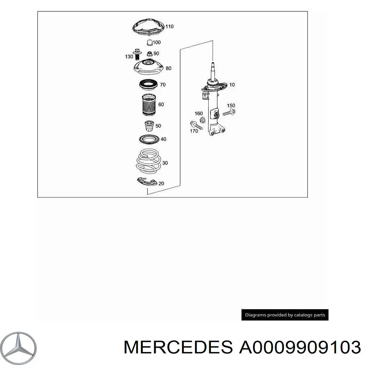 Купити A0009909103 Mercedes 
