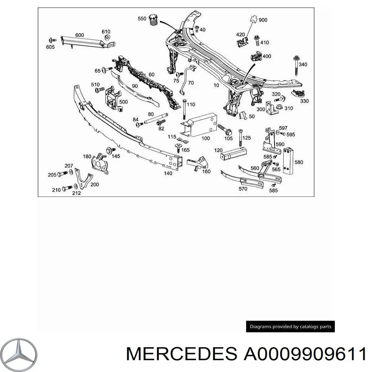  Mercedes A0009909611 ціна, від 9.89 USD