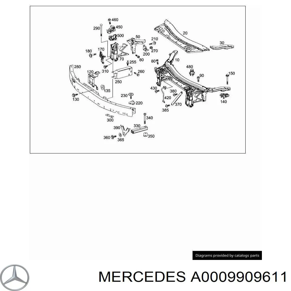 A0009909611 Mercedes 