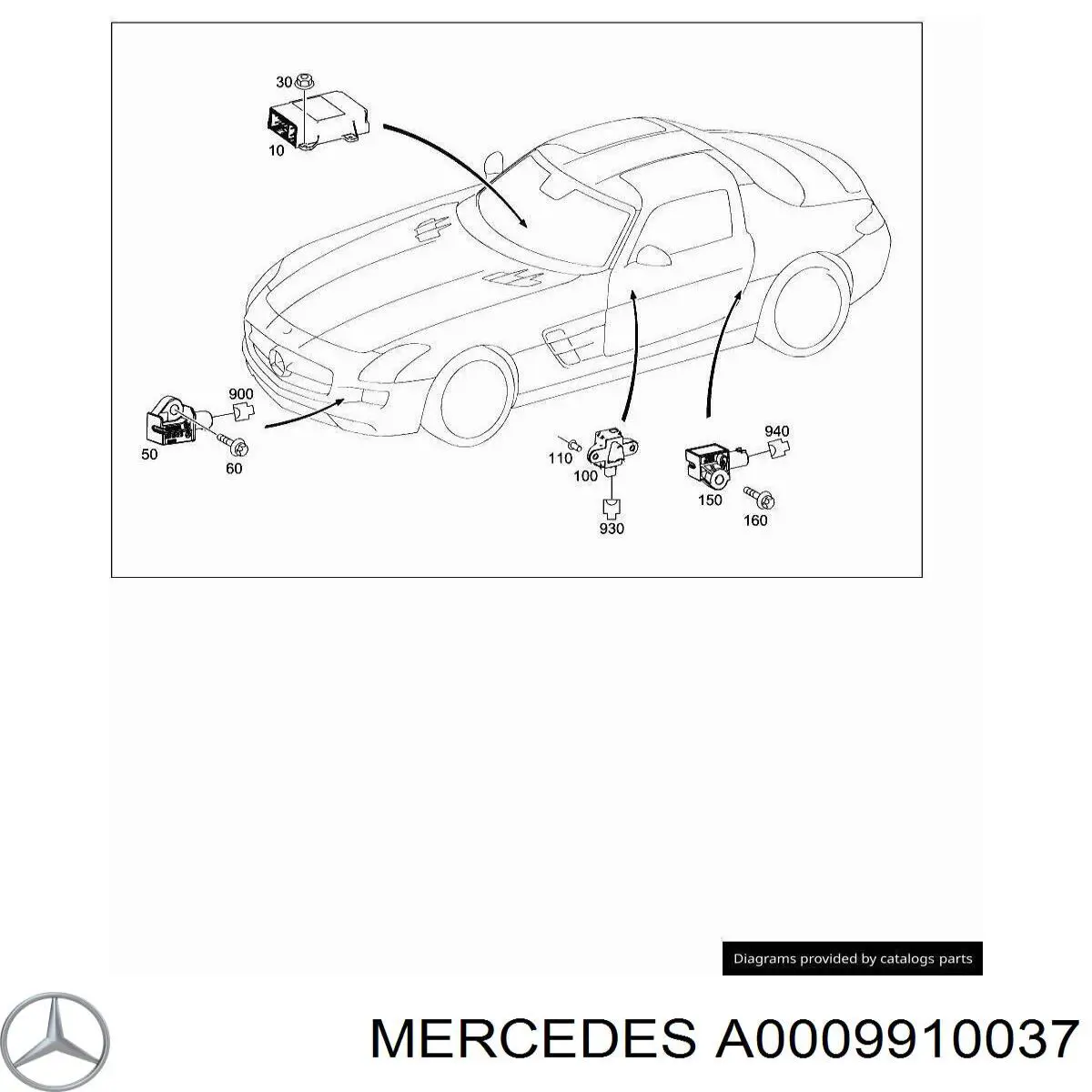  Mercedes A0009910037 ціна, від 2.24 USD