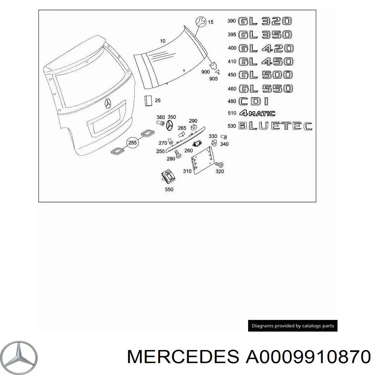 A0009910870 Mercedes 
