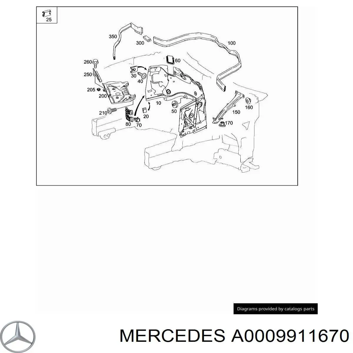 A0009911670 Mercedes 