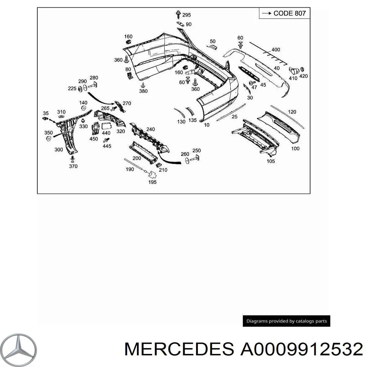  A0009912532 Mercedes