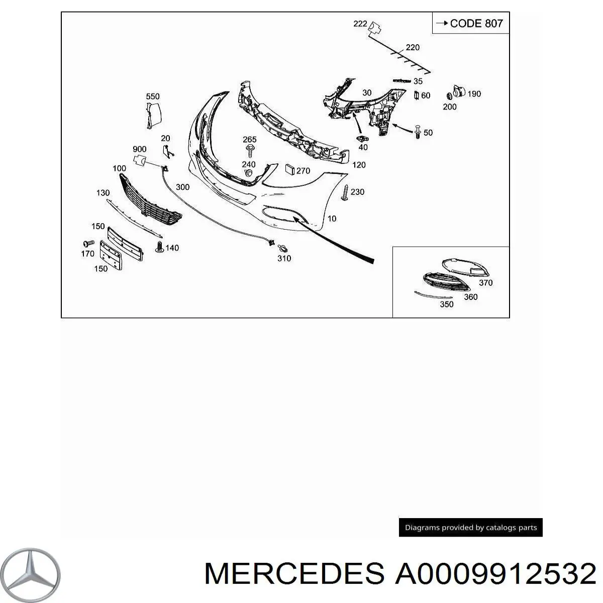  Mercedes A0009912532 ціна, від 1.75 USD