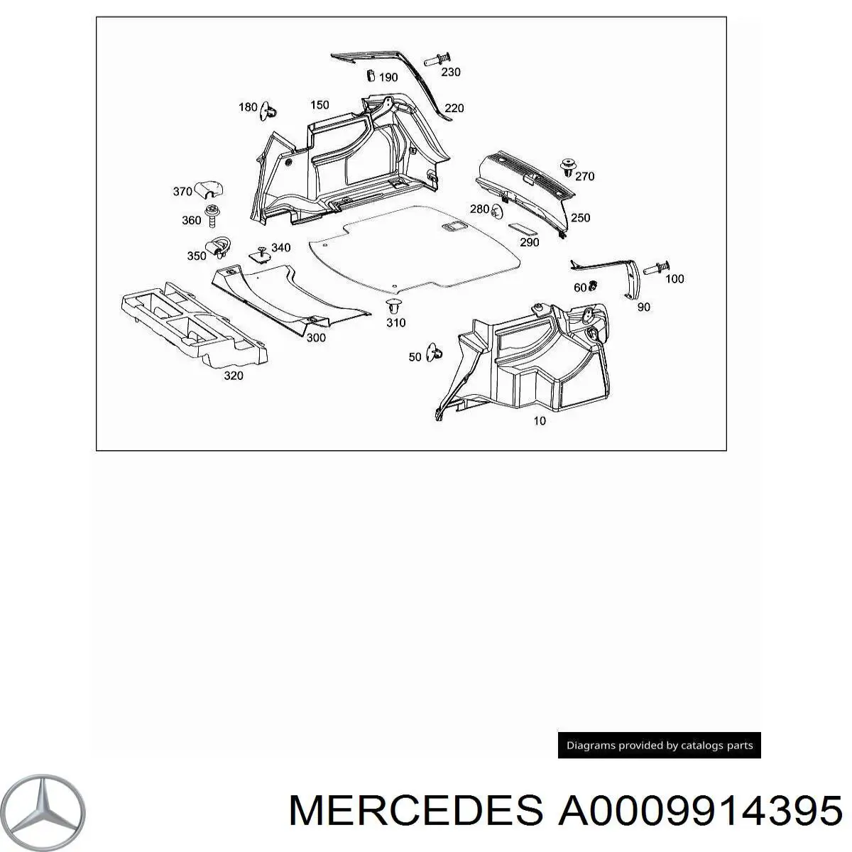 Купити A0009914395 Mercedes 