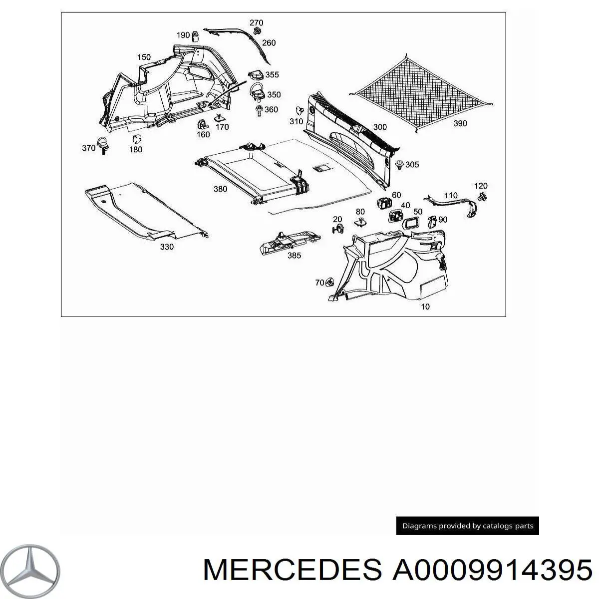 A0009914395 Mercedes 