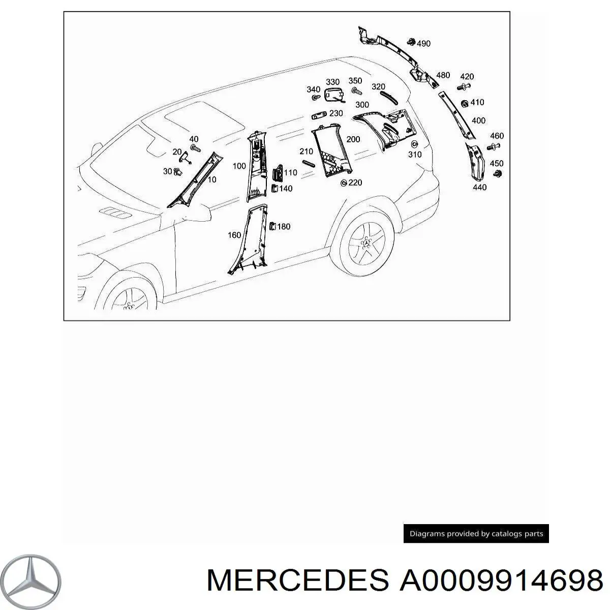  Mercedes A0009914698 ціна, від 8.51 USD